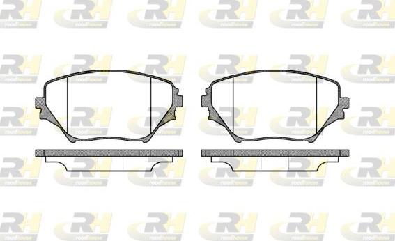 Roadhouse 2813.00 - Brake Pad Set, disc brake www.autospares.lv