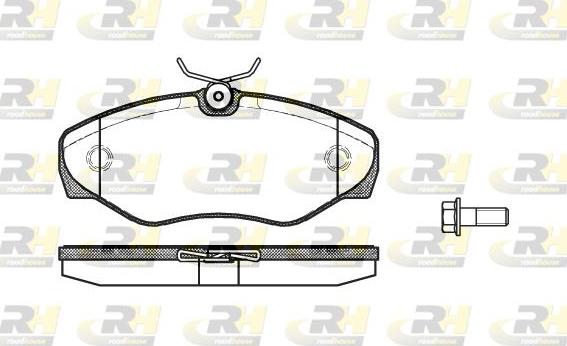 Roadhouse 2834.10 - Bremžu uzliku kompl., Disku bremzes autospares.lv