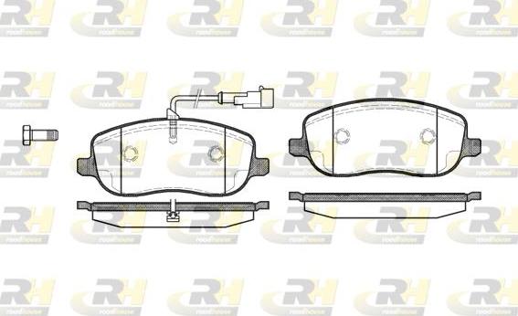 Roadhouse 2879.31 - Bremžu uzliku kompl., Disku bremzes www.autospares.lv