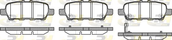 Roadhouse 2876.31 - Brake Pad Set, disc brake www.autospares.lv