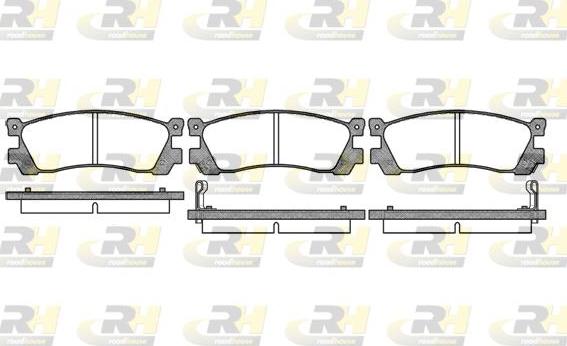 Roadhouse 2399.12 - Bremžu uzliku kompl., Disku bremzes www.autospares.lv