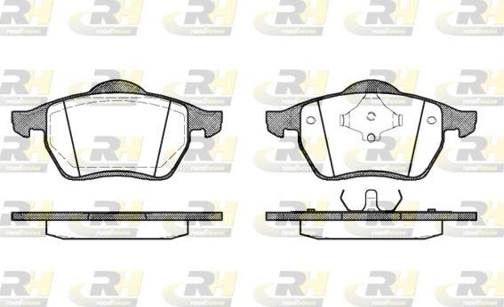 Roadhouse 2390.00 - Brake Pad Set, disc brake www.autospares.lv