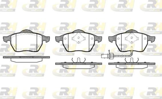 Roadhouse 2390.11 - Brake Pad Set, disc brake www.autospares.lv