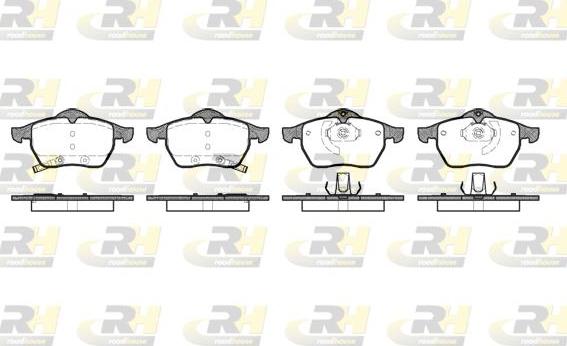 Roadhouse 2390.32 - Brake Pad Set, disc brake www.autospares.lv