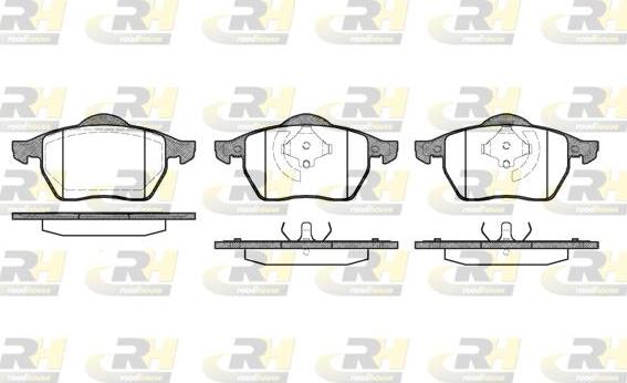 Roadhouse 2390.20 - Brake Pad Set, disc brake www.autospares.lv