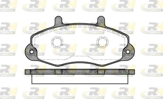 Roadhouse 2391.00 - Bremžu uzliku kompl., Disku bremzes www.autospares.lv