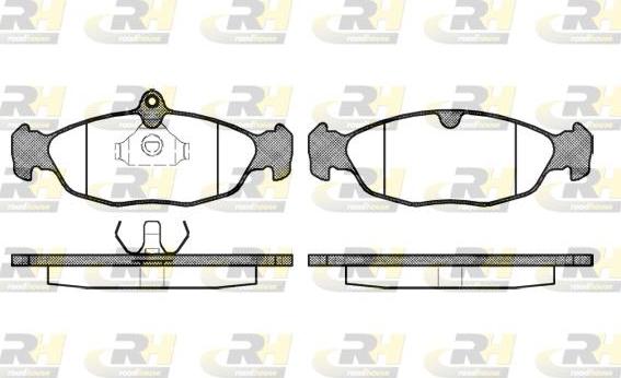 Roadhouse 2393.00 - Brake Pad Set, disc brake www.autospares.lv