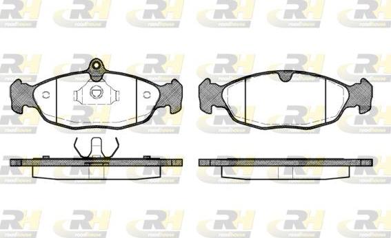 Roadhouse 2393.20 - Brake Pad Set, disc brake www.autospares.lv