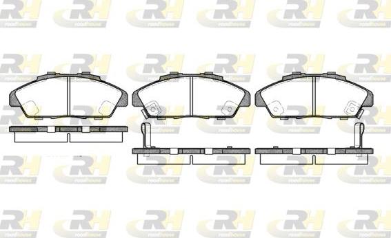 Roadhouse 2341.02 - Brake Pad Set, disc brake www.autospares.lv