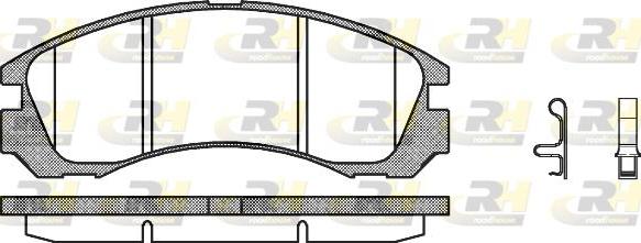 Roadhouse 2354.32 - Brake Pad Set, disc brake www.autospares.lv