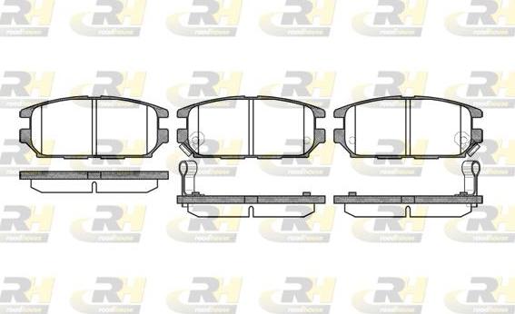 Roadhouse 2356.12 - Bremžu uzliku kompl., Disku bremzes www.autospares.lv