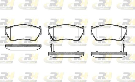 Roadhouse 2364.02 - Brake Pad Set, disc brake www.autospares.lv