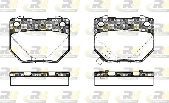 Roadhouse 2365.21 - Brake Pad Set, disc brake www.autospares.lv