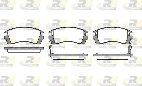 Roadhouse 2363.02 - Brake Pad Set, disc brake www.autospares.lv