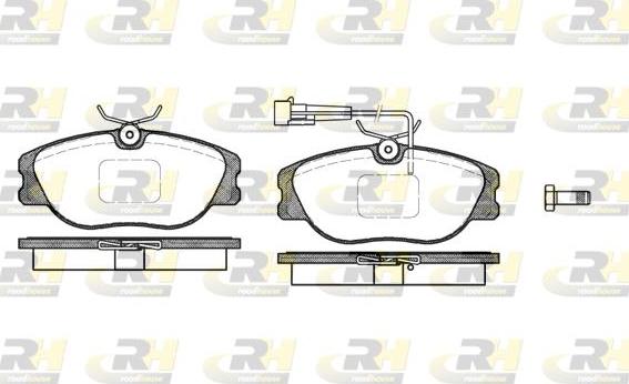 Roadhouse 2305.31 - Brake Pad Set, disc brake www.autospares.lv