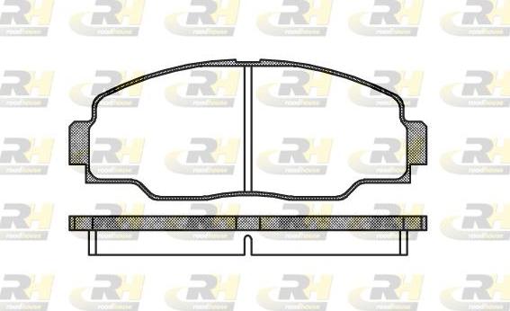 Roadhouse 2308.00 - Bremžu uzliku kompl., Disku bremzes www.autospares.lv