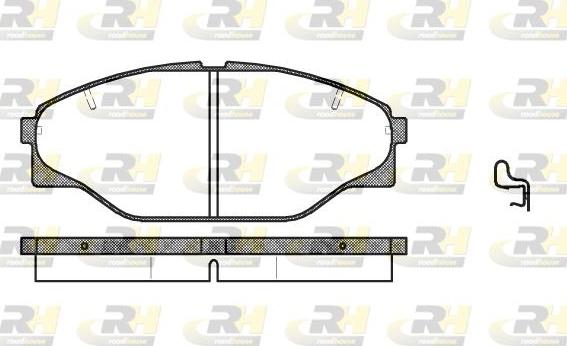 Roadhouse 2314.04 - Bremžu uzliku kompl., Disku bremzes www.autospares.lv