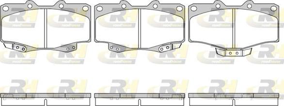 Roadhouse 2315.14 - Bremžu uzliku kompl., Disku bremzes www.autospares.lv