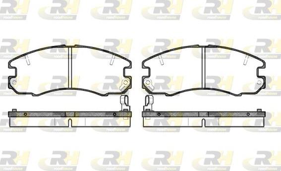 Roadhouse 2316.04 - Brake Pad Set, disc brake www.autospares.lv