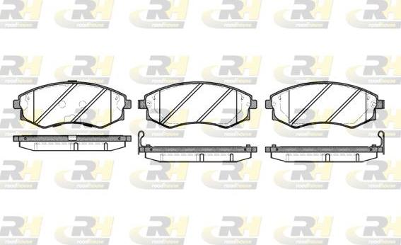 Roadhouse 2318.42 - Brake Pad Set, disc brake www.autospares.lv