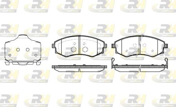 Roadhouse 2318.03 - Bremžu uzliku kompl., Disku bremzes www.autospares.lv