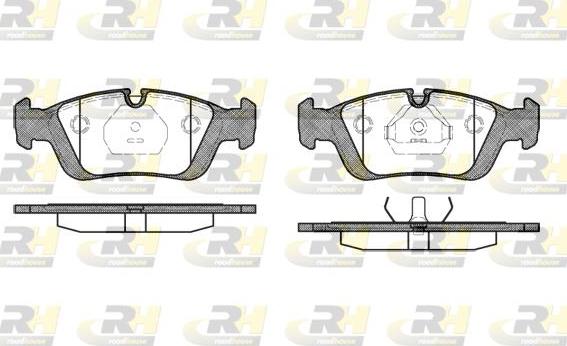 Roadhouse 2384.00 - Brake Pad Set, disc brake www.autospares.lv