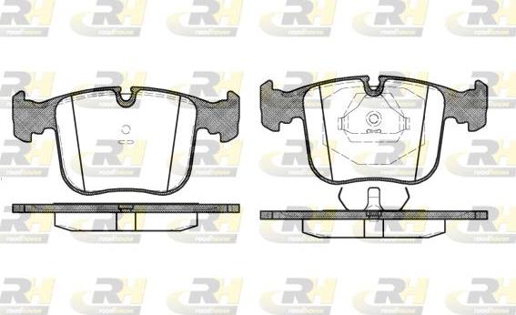 Roadhouse 2380.00 - Brake Pad Set, disc brake www.autospares.lv