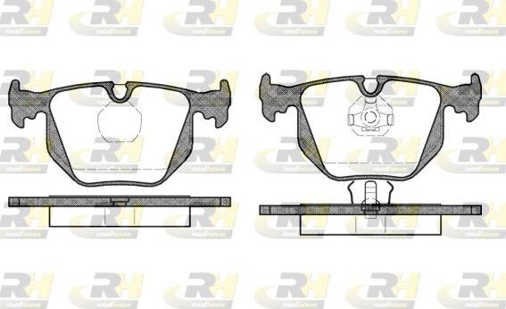 Roadhouse 2381.00 - Brake Pad Set, disc brake www.autospares.lv