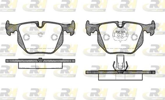 Roadhouse 2381.30 - Brake Pad Set, disc brake www.autospares.lv