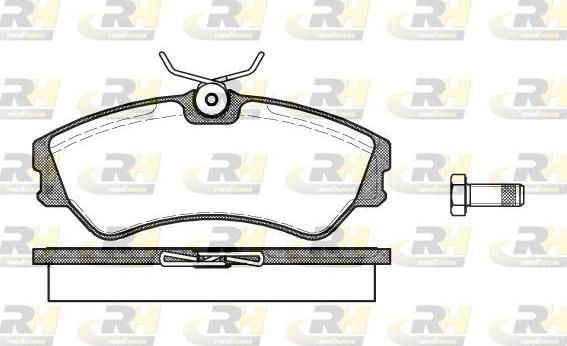 Roadhouse 2383.00 - Тормозные колодки, дисковые, комплект www.autospares.lv