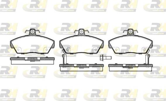 Roadhouse 2330.02 - Brake Pad Set, disc brake www.autospares.lv