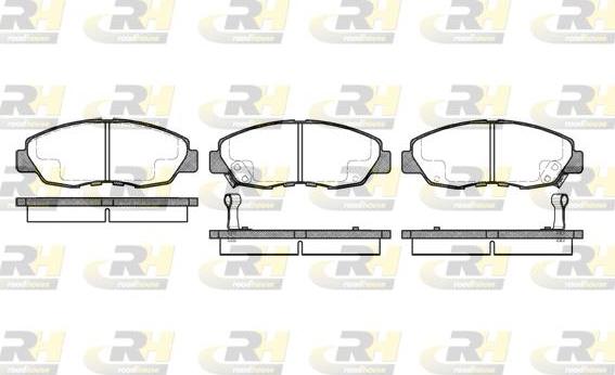 Roadhouse 2324.02 - Brake Pad Set, disc brake www.autospares.lv