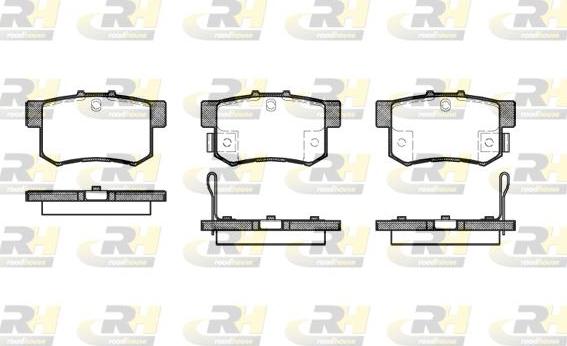 Roadhouse 2325.22 - Brake Pad Set, disc brake www.autospares.lv