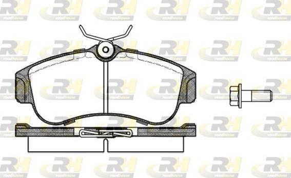 Roadhouse 2320.00 - Bremžu uzliku kompl., Disku bremzes autospares.lv