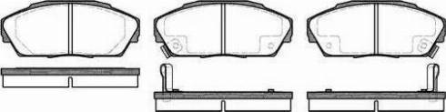 Alpha Brakes HKP-HD-026 - Brake Pad Set, disc brake www.autospares.lv