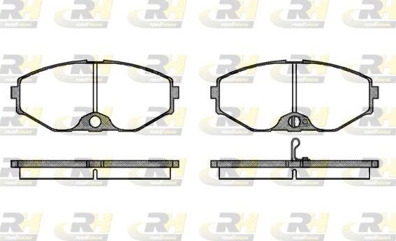 Roadhouse 2375.02 - Тормозные колодки, дисковые, комплект www.autospares.lv