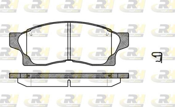 Roadhouse 2377.00 - Bremžu uzliku kompl., Disku bremzes www.autospares.lv