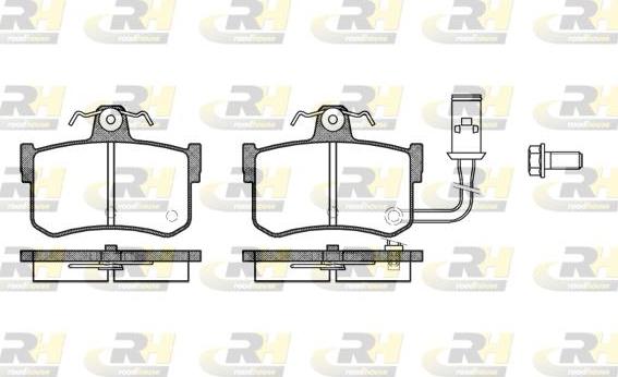 Roadhouse 2251.01 - Bremžu uzliku kompl., Disku bremzes www.autospares.lv