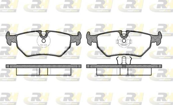 Roadhouse 2265.10 - Bremžu uzliku kompl., Disku bremzes www.autospares.lv