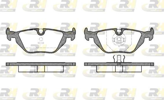 Roadhouse 2265.30 - Brake Pad Set, disc brake www.autospares.lv