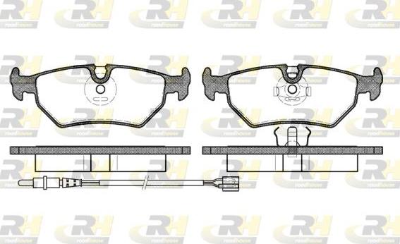 Roadhouse 2265.32 - Bremžu uzliku kompl., Disku bremzes www.autospares.lv