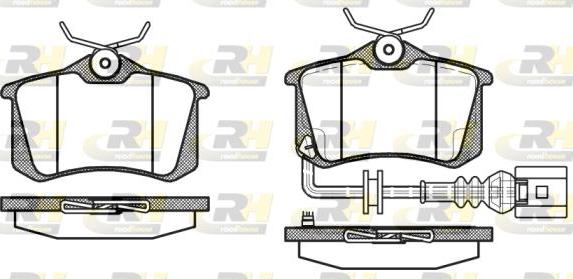 Roadhouse 2263.41 - Тормозные колодки, дисковые, комплект www.autospares.lv