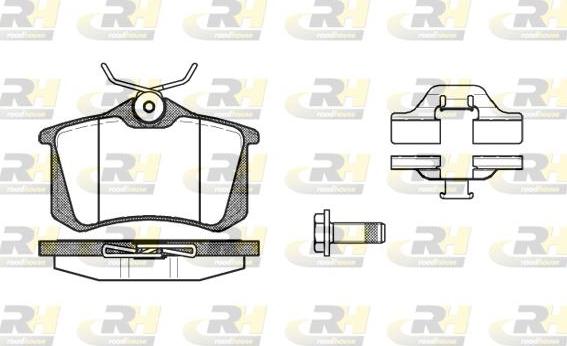 Roadhouse 2263.03 - Brake Pad Set, disc brake www.autospares.lv