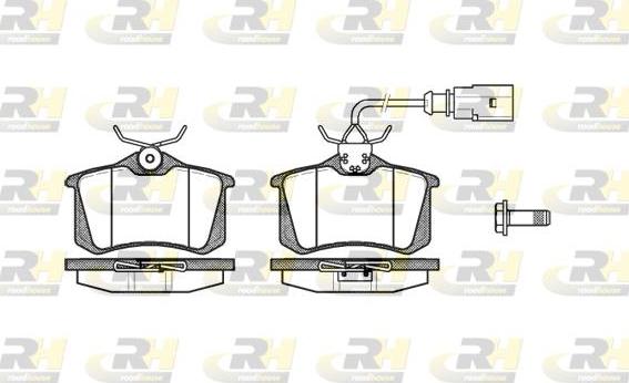 Roadhouse 2263.02 - Bremžu uzliku kompl., Disku bremzes www.autospares.lv