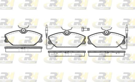 Roadhouse 2208.02 - Brake Pad Set, disc brake www.autospares.lv