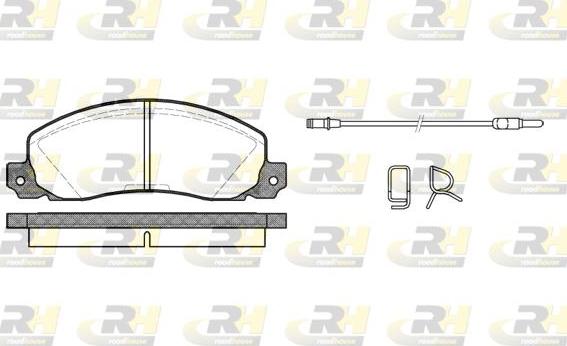 Roadhouse 2202.02 - Bremžu uzliku kompl., Disku bremzes autospares.lv