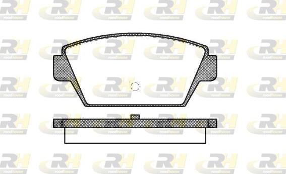 Roadhouse 2215.00 - Brake Pad Set, disc brake www.autospares.lv