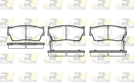 Roadhouse 2289.02 - Тормозные колодки, дисковые, комплект www.autospares.lv