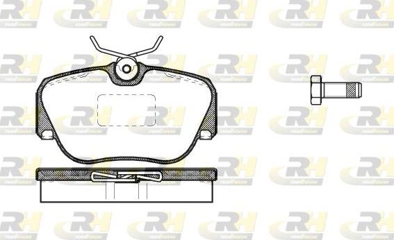 Roadhouse 2284.00 - Bremžu uzliku kompl., Disku bremzes www.autospares.lv