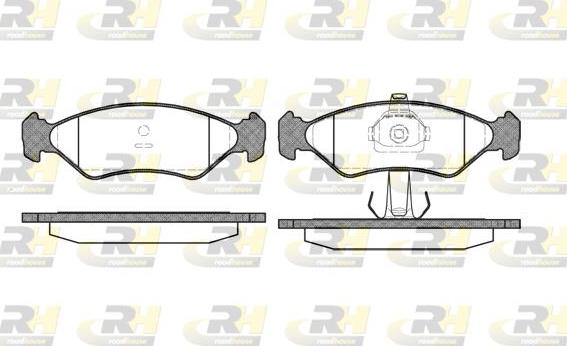 Roadhouse 2285.20 - Тормозные колодки, дисковые, комплект www.autospares.lv